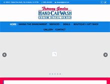 Tablet Screenshot of fairwaygardencarwash.com